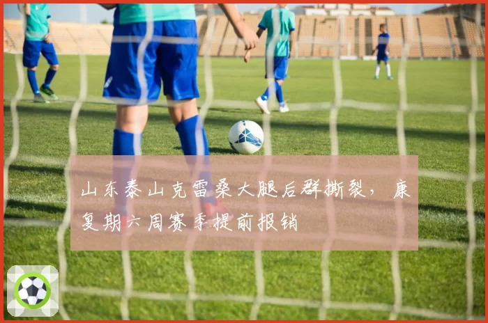 山东泰山克雷桑大腿后群撕裂,康复期六周赛季提前报销